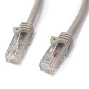 スターテックドットコム StarTech.com スターテック N6PATC15MGR 15m カテゴリー6 LANケーブル グレー RJ45モールディングコネクタ(ツメ折れ防止カバー付き)