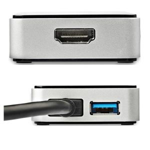 スターテックドットコム StarTech.com スターテック USB32HDEH USB 3.0-HDMI変換アダプタ(USBポート x1付き)