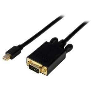 スターテックドットコム StarTech.com スターテック MDP2VGAMM6B 1.8m Mini DisplayPort-VGA変換アダプタ