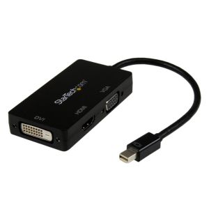 スターテックドットコム StarTech.com スターテック MDP2VGDVHD Mini DisplayPort-VGA/ DVI/ HDMI変換アダプタ