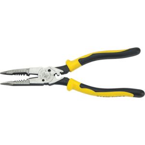 クラインツール KLEIN TOOLS KLEIN J2078CR ロングノーズプライヤー コンフォートハンドル 圧着機能付 220mm クラインツール