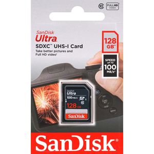 サンディスクSDカード128GB