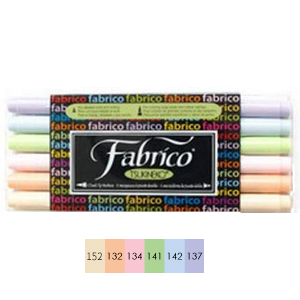 ファブリコ Fabrico ファブリコ ファブリコマーカー ツインタイプ 6本セット ソルベ  FMV-6S