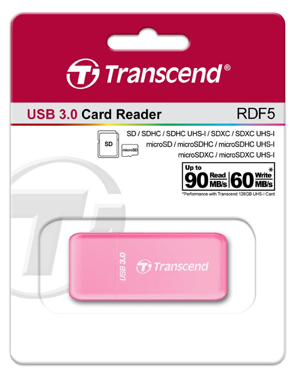  トランセンド Transcend トランセンド USB3.0 カードリーダーライター TS-RDF5R