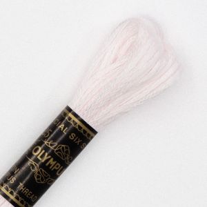 オリムパス オリムパス 刺しゅう糸 刺繍糸 25番 6かせ 8mｘ6本 6束 カラー 100 ピンク 赤系