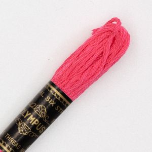 オリムパス オリムパス 刺しゅう糸 刺繍糸 25番 6かせ 8mｘ6本 6束 カラー 106 ピンク 赤系