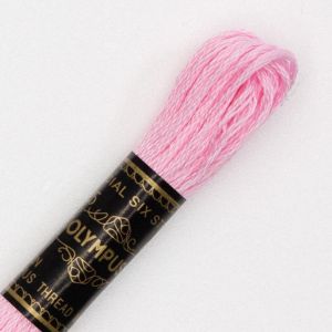 オリムパス オリムパス 刺しゅう糸 刺繍糸 25番 6かせ 8mｘ6本 6束 カラー 123 ピンク 赤系