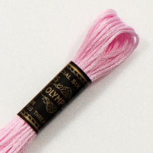 オリムパス オリムパス 刺しゅう糸 刺繍糸 25番 6かせ 8mｘ6本 6束 カラー 131 ピンク 赤系
