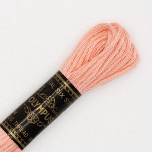 オリムパス オリムパス 刺しゅう糸 刺繍糸 25番 6かせ 8mｘ6本 6束 カラー 141 ピンク 赤系