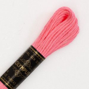 オリムパス オリムパス 刺しゅう糸 刺繍糸 25番 6かせ 8mｘ6本 6束 カラー 154 ピンク 赤系