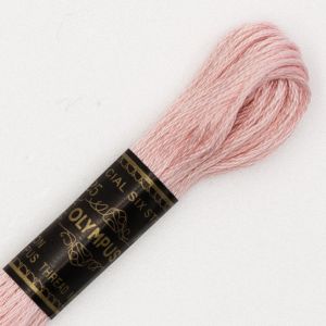 オリムパス オリムパス 刺しゅう糸 刺繍糸 25番 6かせ 8mｘ6本 6束 カラー 163 ピンク 赤系