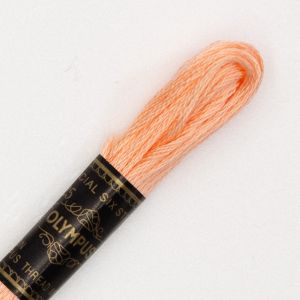 オリムパス オリムパス 刺しゅう糸 刺繍糸 25番 6かせ 8mｘ6本 6束 カラー 169 ピンク 赤系