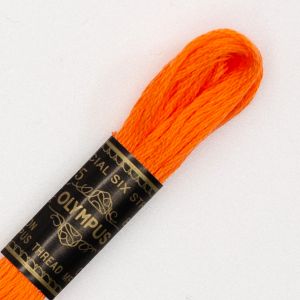 オリムパス オリムパス 刺しゅう糸 刺繍糸 25番 6かせ 8mｘ6本 6束 カラー 172 ピンク 赤系
