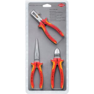 クニペックス KNIPEX クニペックス 003130BKV03 絶縁工具3点セット ワイヤーストリッパー ニッパー ペンチ