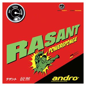 アンドロ andro アンドロ andro 裏ソフトラバー ラザントパワースポンジ ブラック BK 1.9mm 112217