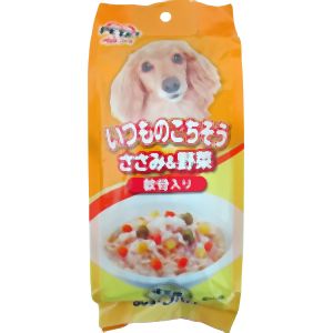 ペットアイ PET&i ペットアイ いつものごちそう ささみ & 野菜 軟骨入り 80g×3P