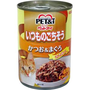 ペットアイ PET&i ペットアイ いつものごちそう かつお & まぐろ ささみ入り 400g