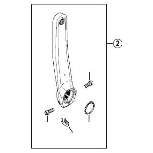 シマノ SHIMANO シマノ SHIMANO Y1LS98040 左クランク 170mm