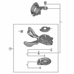 シマノ SHIMANO シマノ SHIMANO 左シフティングレバーユニット Y0CU98010 SLT6000