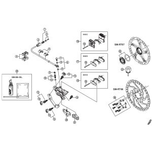 シマノ SHIMANO シマノ SHIMANO Y8K198010 ロックリング & 間座 SM-RT81用