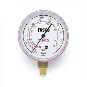 イチネンタスコ TASCO イチネンタスコ TA140G R410A/R32高精度圧力計