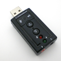 バーチャルサラウンド 7.1チｬンネル USBサウンドコネクター