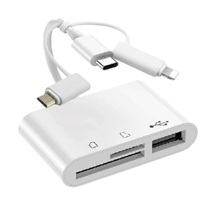 輸入特価アウトレット USB3.1 Type-C 3in1カードーリーダー SD microSD USB
