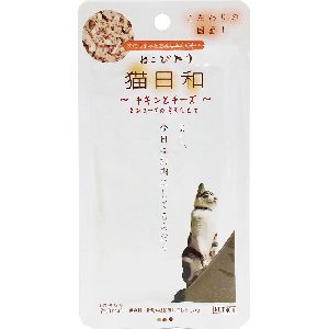 わんわん わんわん 猫日和レトルト チキンとチーズ 40g