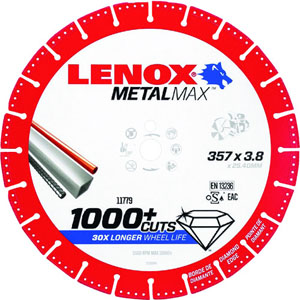 レノックス LENOX LENOX 2005500 メタルマックス 14"エンジンカッター用 357X30.5X3.7mm レノックス