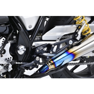 オーヴァーレーシング OVER RACING オーヴァーレーシング 51-182-02B バックステップ 4POS ブラック CB1100RS 17