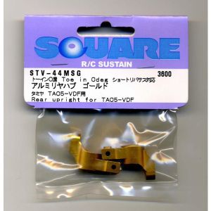 スクエア スクエア アルミリヤハブ TA-05Ver.2&SDC-104用 トーイン0度ゴールド STV-44MSG