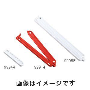 アズワン  AS ONE アズワン バッグクランプ 220mm 赤 5個入 3-6834-02 99914