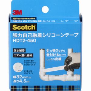 スリーエム 3M スリーエム 3M HDT2-450 強力自己融着シリコーンテープ HDT2 32mmX4.5m