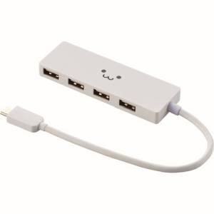 エレコム ELECOM エレコム ELECOM USB2.0HUB Type-C Aメス4ポート バスパワー 15cmケーブル ホワイトフェイス U2HC-A429BWF