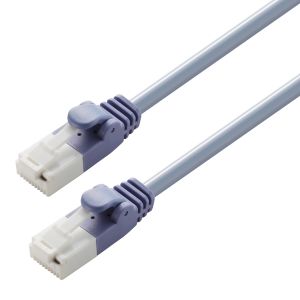 ELECOM エレコム エレコム LD-GPT/BU50/RS LANケーブル CAT6対応 EU RoHS指令準拠 爪折れ防止 簡易パッケージ仕様 50m ブルー