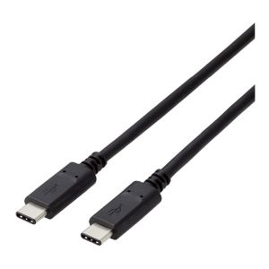 ELECOM エレコム エレコム GM-U2CCC40BK USB2.0ケーブル PS5対応 C-Cタイプ ノーマル 4.0m ブラック