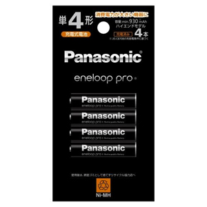 パナソニック Panasonic パナソニック BK-4HCD/4H エネループプロ 単4電池4本
