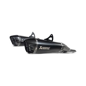 アクラポビッチ AKRAPOVIC アクラポビッチ S-S13SO4-HRAATBL スリップオンライン チタン ブラック EC HAYABUSA 21-23