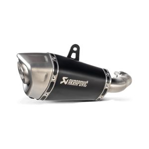 アクラポビッチ AKRAPOVIC アクラポビッチ S-H125SO4-ASZTBL スリップオンライン チタン ブラック GROM/MSX125 21-23