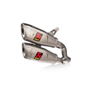 アクラポビッチ AKRAPOVIC アクラポビッチ S-D9SO17-HCQT スリップオンライン チタン EC/ECE MONSTER 22-23