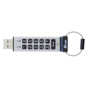 エレコム ELECOM エレコム HUD-PUTK308GA1 セキュリティUSBメモリ 10Key付 USB3.0 8GB