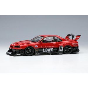 メイクアップ メイクアップ EIDOLON 1/43 LB-ER34 Super Silhouette SKYLINE TOKYO AUTO SALON 2022 LB010C