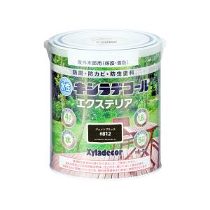 カンペハピオ KANSAI カンペハピオ 水性キシラデコール エクステリアS ジェットブラック 1.6L