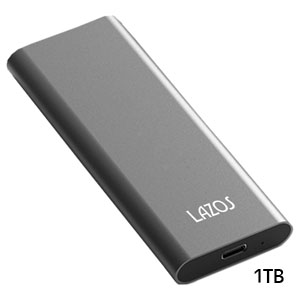 lazos lazos L-S1T-G2 ポータブルSSD 1TB 超高速モデル USB3.1 Gen2/Gen1 USB 3.0 USB2.0