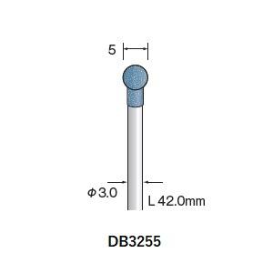 ミニター ミニモ Minimo ミニター ミニモ DB3255 研磨用ゴム砥石 WA ハード #600 φ5 10本 