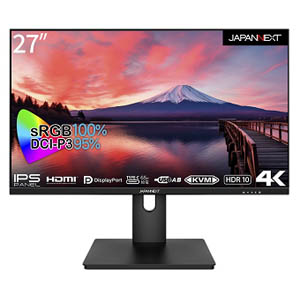 ジャパンネクスト JAPANNEXT JAPANNEXT JN-IPS273UHDR-C65W 液晶モニター 27インチ