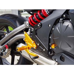 ベビーフェイス BabyFace ベビーフェイス 002-K022GD バックステップ/ゴールド 6P Ninja650 ER6f/n 12-16