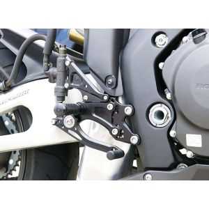 ベビーフェイス BabyFace ベビーフェイス 002-H005SVc バックステップ/シルバー 7P CBR1000RR 04-07