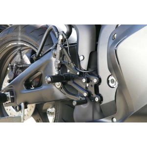 ベビーフェイス BabyFace ベビーフェイス 002-H012BKc バックステップ/ブラック 12P CBR600RR 07-19