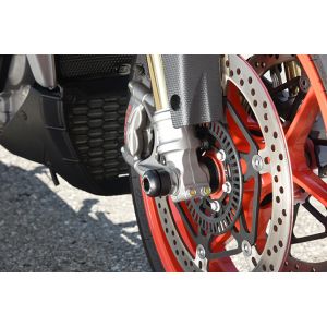 ベビーフェイス BabyFace ベビーフェイス 006-AAP01BK アクスルプロテクター フロント/ブラック APRILIA RSV4/Tuono V4 09-17